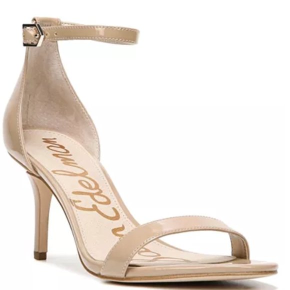 Sam Edelman Shoes - Sam Edelman Patti Ankle Strap Sandal (Nude Patent)